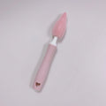 Silicone baby bottle cleaning brush set with straw cleaner in pink, blue and yellow colours