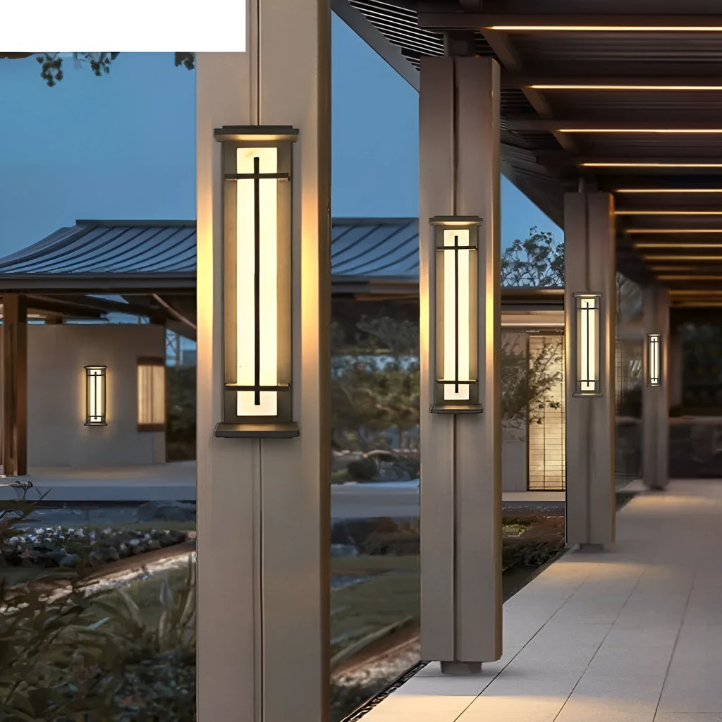 Outdoor strip wall lamp IP65 50cm aluminium garden patio lighting