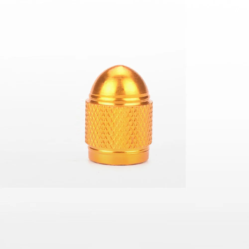 Mountain bike aluminium alloy tyre valve cap in five colour options