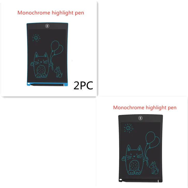 8.5 inch black LCD writing tablet H8S with flexible display and one-key clear button