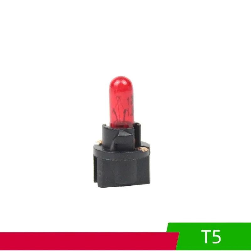 T5 12V 1.2W quartz glass car bubble meter indicator light for dashboard gauges