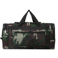 Camouflage pattern luggage bag made from waterproof fabric with below 20L capacity