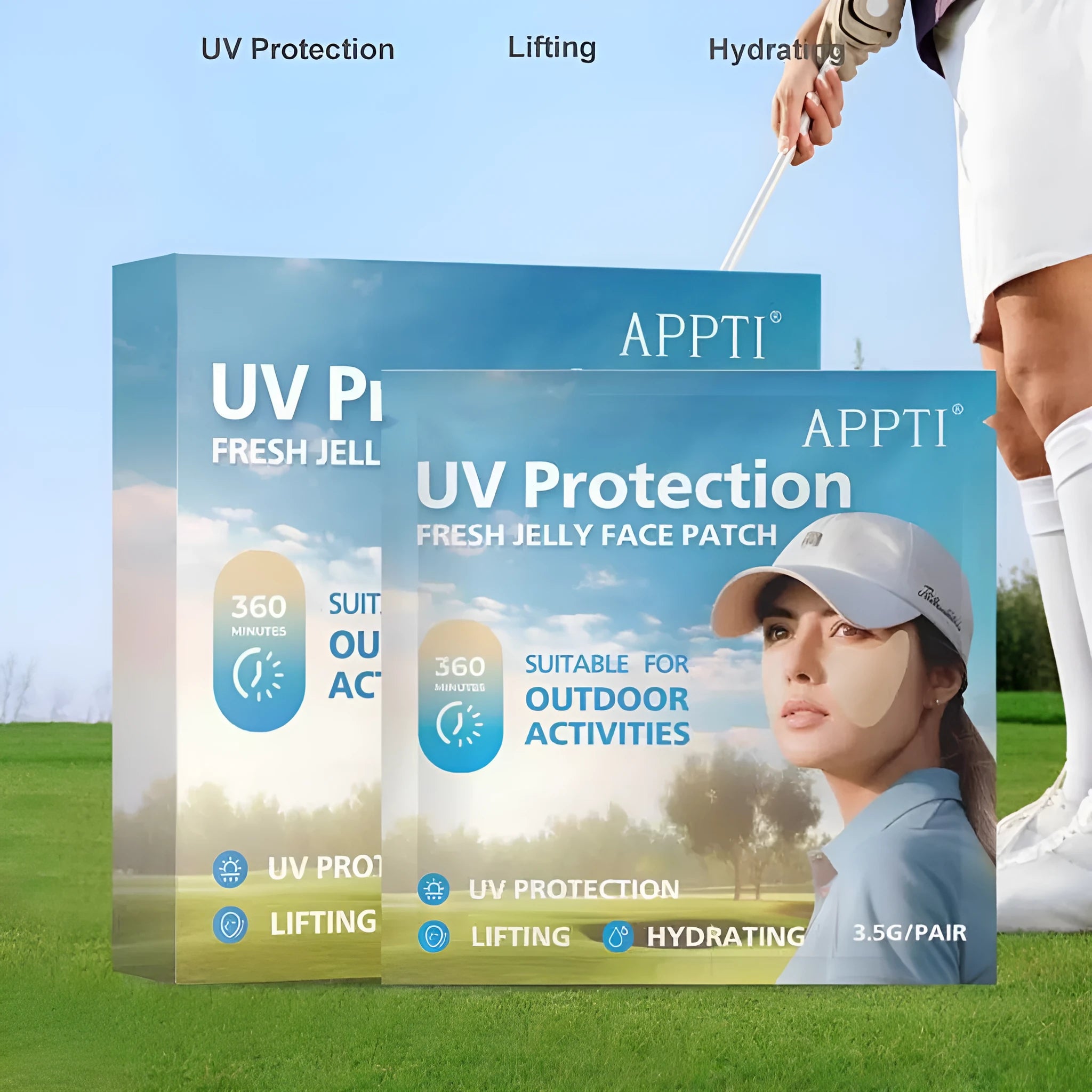UV-proof Outdoor Sports Protection Eyes Mask in standard specification sizing for general use