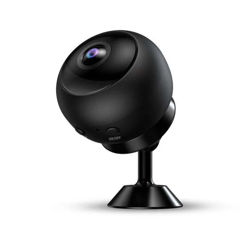 Wireless WiFi surveillance camera with 1080p resolution and ABS plastic housing for indoor security monitoring