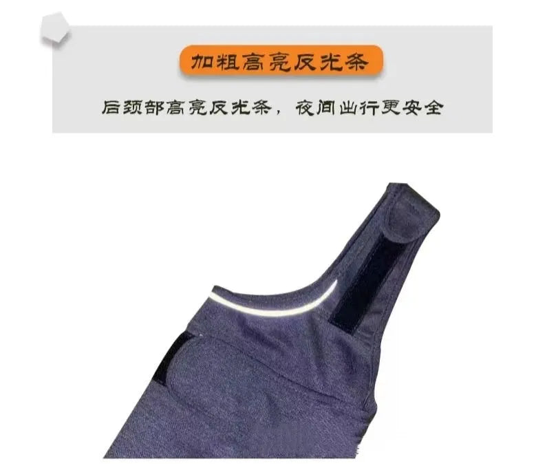 Heather grey dog anxiety jacket warm vest for dogs of various sizes