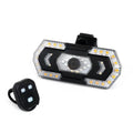 Black wireless remote control LED car taillight with USB charging port
