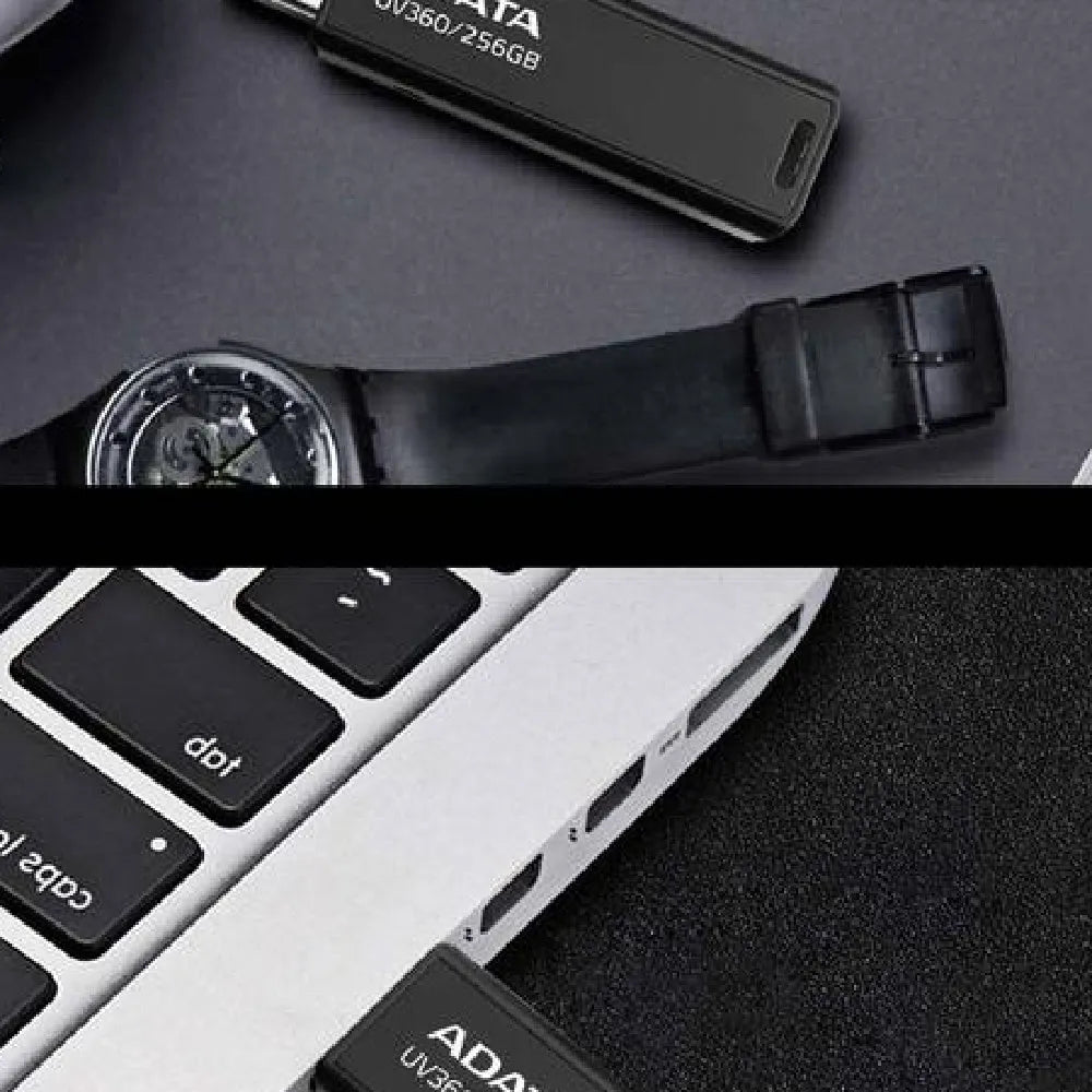Black car USB flash drive with waterproof flexible plastic case showing 3.2 GEN1 interface